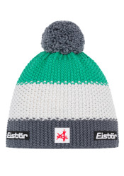 Czapka męska Eisbär-Star Pompon MÜ SA-antr-biało-mineralna zieleń