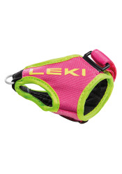 Pasek na ramę Leki Trigger Shark Frame Strap w kolorze różowym/neonowożółtym, rozmiar SML