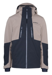 Kurtka męska - Stöckli Skijacket HE Race czarno-beżowa