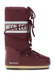 Dziecięce śniegowce Moon Boot ICON NYLON-D013 BURGUNDY