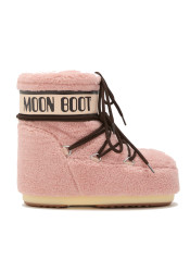Damskie śniegowce Moon Boot ICON LOW FLEECE-J001 RÓŻOWE