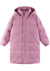 Kurtka puchowa dziecięca Reima Parkkala - Szaro-różowa