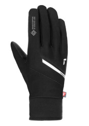 Rękawiczki męskie Reusch Versa WINDSTOPPER® TOUCH-TEC 7702 czarno-srebrne