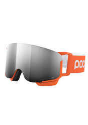 Gogle narciarskie dziecięce POC POCito Nexal Fluorescent Orange/Partly Sunny Silver