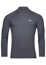 Koszulka męska POC M's Layer Merino Mock Neck Jersey Sylvanite Grey