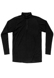 Męska koszulka Devold Duo Active Merino 205 Z.Neck Man Black