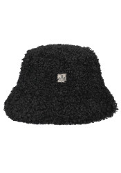 Kapelusz damski Jail Jam Hawick Bucket Hat z materiału Teddy 001 w kolorze czarnym