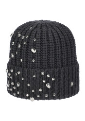 Czapka damska Granadilla Viivi Beanie 001 Czarna