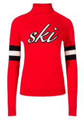 Sweter damski - Perfect Moment Neve Wool Sweater Red