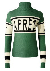 Sweter damski - Perfect Moment Schild Sweater Apres Parisian Green