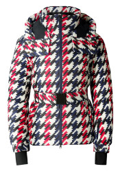 Kurtka puchowa damska - Perfect Moment Candice Ski Parka Houndstooth