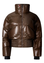 Kurtka damska - Perfect Moment Auretta Ski Jacket w kolorze czekoladowo-brązowym