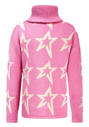 Perfect Moment Star Dust Sweater Lilac Chiffon/Snow White Star