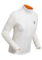 Bluza damska Björn Daehlie Full Zip Comfy White 334031-10000