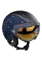 Kask narciarski Casco SP-6 Majesty Nocturne niebieski Nubuk