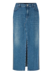 Marc Cain AS 71.05 D06 Skirt Blue Denim 353