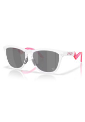 Okulary przeciwsłoneczne Oakley 9289-1055 Frogskins Hybrid CTL Mt Wht z Prizm Blk