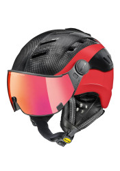 Kask narciarski CP CAMURAI carbon / carbon błyszczący / czerwony błyszczący