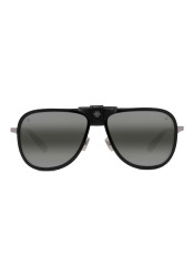 Okulary przeciwsłoneczne Vuarnet Glacier 04 VU40004U-Y5901C Matte Black/Titanium