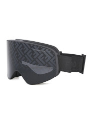 Fendi FE40152U0001X Błyszczące czarno-niebieskie lustrzane gogle narciarskie