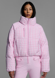 Kurtka damska Cordova Cortina w peony gingham