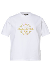 Damski T-shirt Goldbergh Aurelia Short Sleeve Top White