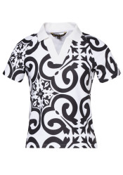 Koszulka damska Goldbergh Azore Polo Top Black/White