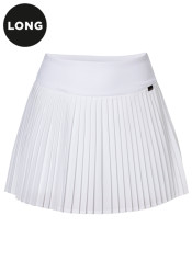 Spódnica damska Goldbergh Plissé Long Skirt White