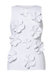 Damska bluzka bez rękawów Goldbergh Lusha Sleeveless Top White