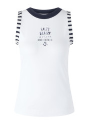 Top damski Marc Cain AS 61.17 J75 Top White 100