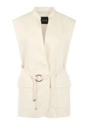 Kamizelka damska Marc Cain AC 37.04 W70 Kamizelka Jasny Ecru 112