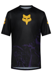 Męska koszulka kolarska Fox Ranger Ss Jersey Img Print Plum