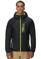 Kurtka męska Spyder Glissade Hybrid Hooded Jacket w kolorze czarnym