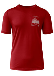 Męska koszulka T-shirt Martini Alpmate Summit Shirt M Red Moon/White 560/000
