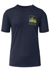 Męska koszulka T-shirt Martini Alpmate Summit Shirt M True Navy/Limeskin 030/591