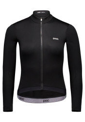 Koszulka kolarska damska POC W's Thermal Lite LS Jersey Uranium Black