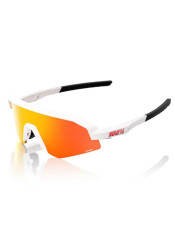 Okulary przeciwsłoneczne Slendale XS 100% - matowa biel - HiPER Red Multilayer Mirror