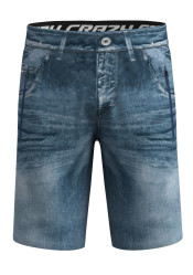Szorty męskie Crazy Short Super Man Print Light Jeans
