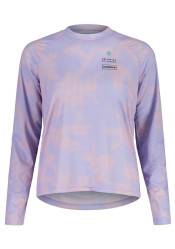 Koszulka damska Maloja T-shirt BaldoM._summer sky iris grid