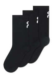 Skarpetki dziecięce On Running Logo Sock High 3P, czarne