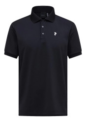 Męska koszulka Peak Performance Vespar Polo Men Black 050