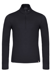 Męski golf Kjus Men Feel Midlayer Half-Zip, czarny