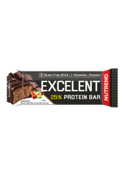Baton proteinowy EXCELENT, 40 g, czekolada z orzechami