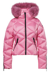 Kurtka damska Goldbergh Harumi Ski Jacket Faux Border Pink Cosmos