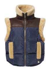 Kamizelka damska Goldbergh Aya Bodywarmer Raw Denim