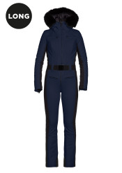 Kombinezon damski Goldbergh Parry Long Ski Suit Faux Border French Blue
