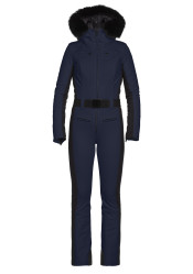 Kombinezon damski Goldbergh Parry Ski Suit Faux Border French Blue