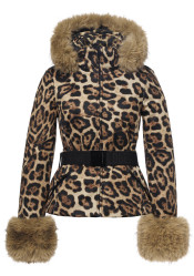 Kurtka narciarska damska Goldbergh Jagger Faux Border Jaguar