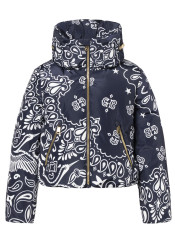 Damska kurtka Goldbergh Kyoki Ski Jacket Bandana Paisley Blue