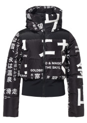 Kurtka damska Goldbergh Gaito Ski Jacket Street Signs Black/White